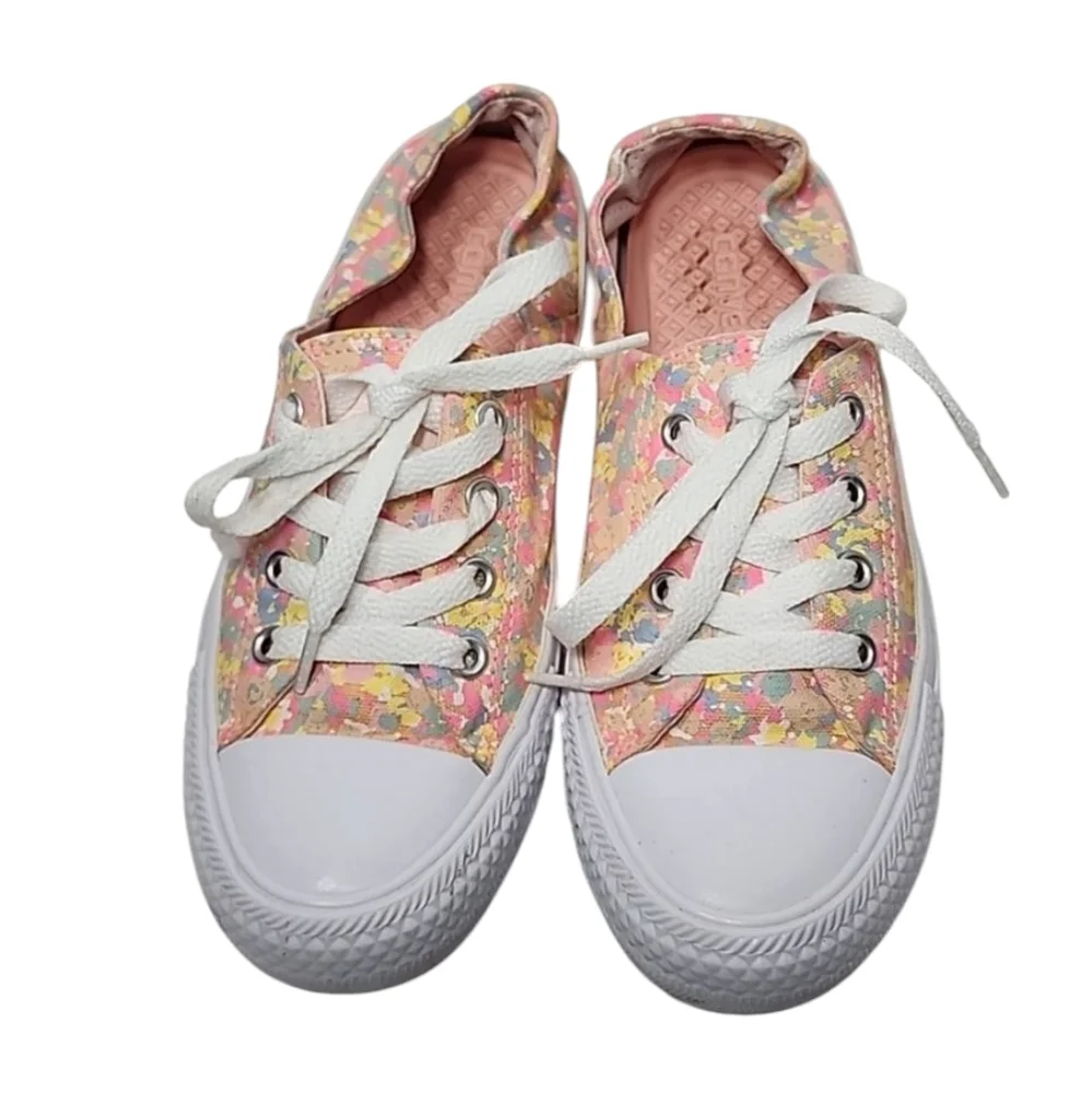 Converse Sneakers Womens 6.5 Coral Ox Sunset Glow Low Top Shoes Chuck Taylor - Picture 4 of 16